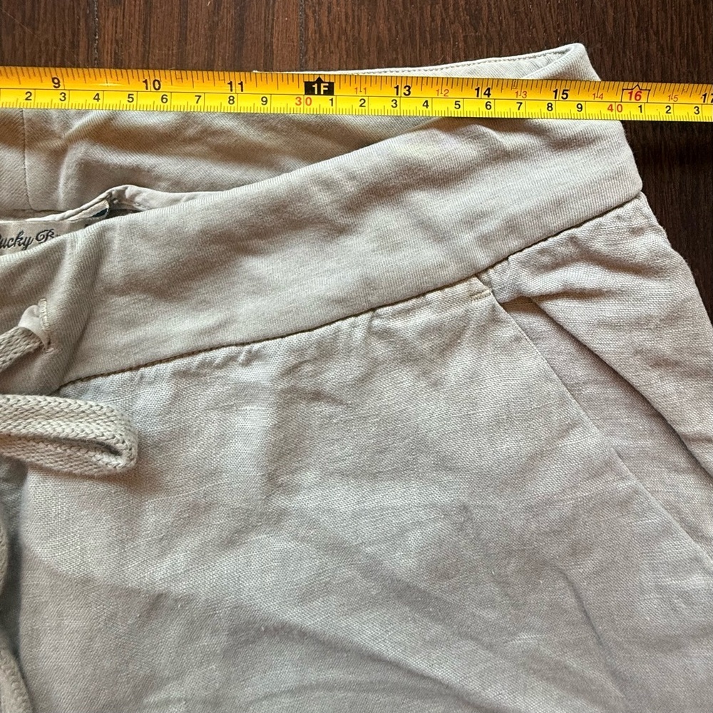 Lucky Brand 🍀 Linen Drawstring Pants (M) - Picture 4 of 8